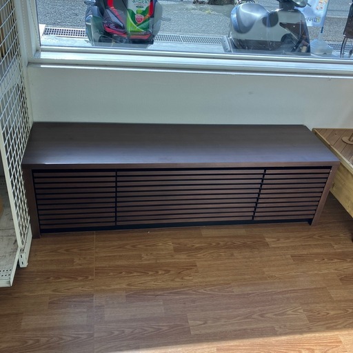 ニトリ テレビボード 引き出し付き 角キズ有り 程度B ジョア ブラウン