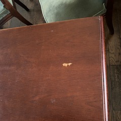 アンティーク 猫足 ダイニングテーブル&チェア4脚セットの画像