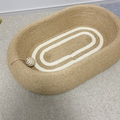 キャットベッドにもなる猫用爪とぎの画像