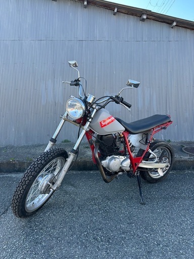 YAMAHA TW200 カスタム　実働 タイヤ前後、キャブレター新品　4輪タイヤ装着！　最短で即日の配送も可能ですのでご相談ください