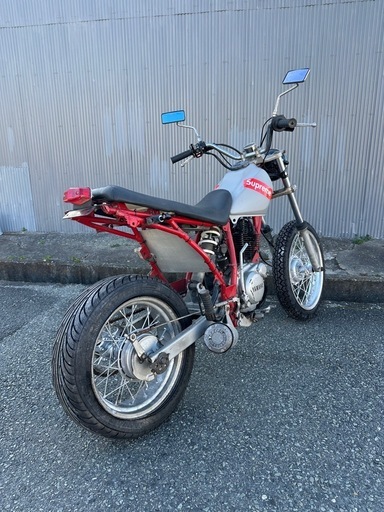 YAMAHA TW200 カスタム　実働 タイヤ前後、キャブレター新品　4輪タイヤ装着！　最短で即日の配送も可能ですのでご相談ください