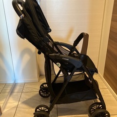ベビーカー コンビ Acbee plus AN アーバン ブラック　レインカバー他付きの画像