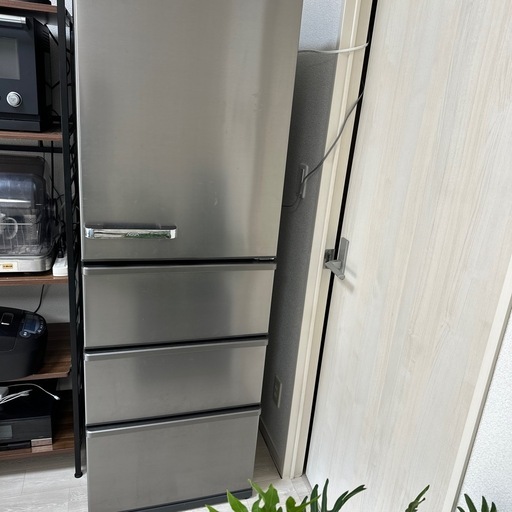 AQUA ノンフロン冷凍冷蔵庫 AQR-V43J(S) 430L (遥香) 櫛田神社前の