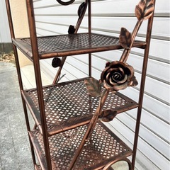  ≪鉄工芸家具≫下駄箱　スチールラック　   272050000SK78の画像