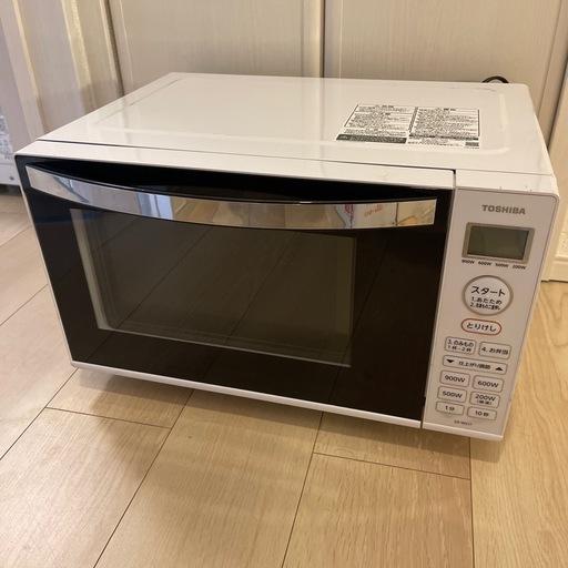 TOSHIBA家庭用 電子レンジ ER-WS17(W) 2022年製 白 (トトロ) 堅田の