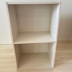 【終了】カラーボックス　ホワイト　の画像