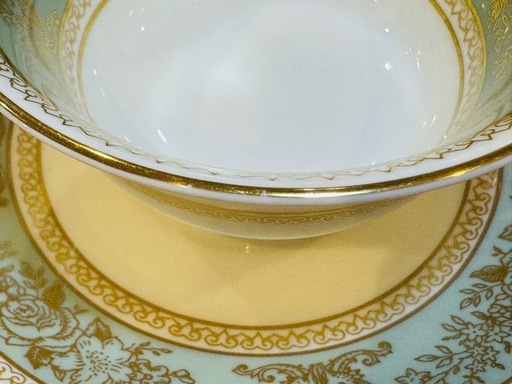 ウェッジウッド コロンビア ゴールド ピオニー トリオ ③ WEDGWOOD