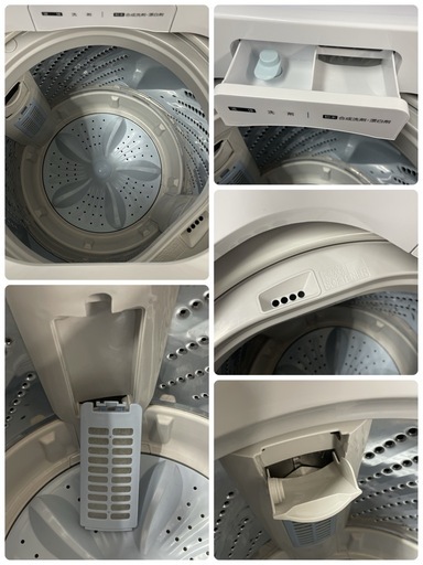 R709 ☀️ Hisense 洗濯機（洗濯4.5㎏) 2021年製 HW-E4504 ⭐ 動作確認済 ⭐ クリーニング済
