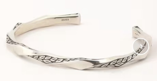 agete シルバーバングル (あやせ) 新今宮のアクセサリーの中古・古着