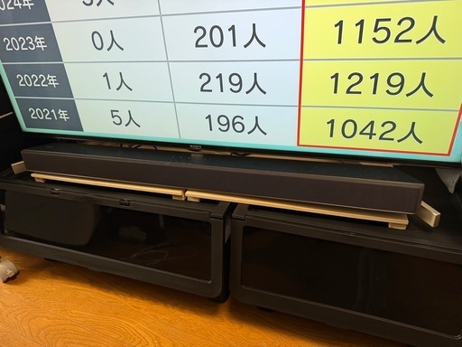 SONY HT-X9000F サウンドバー サブウーファー
