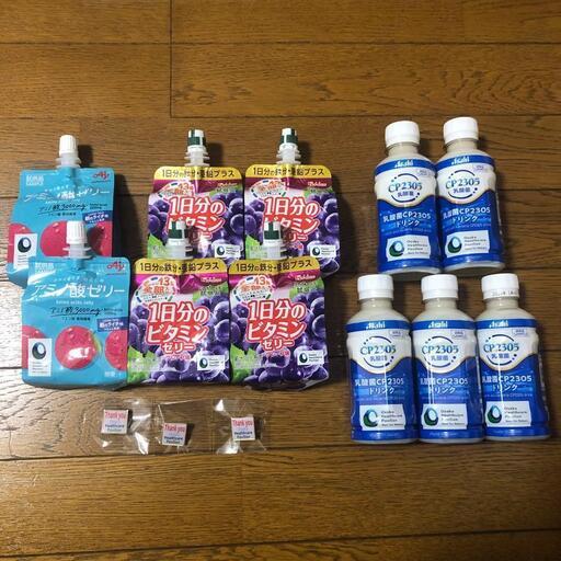 非売品】万博 ヘルスケア ゼリー・乳酸菌飲料・ピンバッジセット