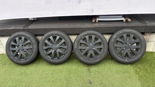 バリ山 ブリザック VRX2 スタッドレス 155/65r14 2022年製アルミ