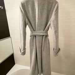 アプワイザーリッシェ リボン　ロングコート Apuweiser-riche ライトグレー　レディースの画像