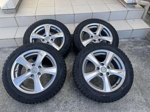 【取引決定しました】205/55R16  DL スタッドレス4本 205/55R16】スタッドレスタイヤ＋ホイール4本セット／DUNLOP WINTER