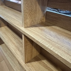 本棚（3段/明るい木）の画像