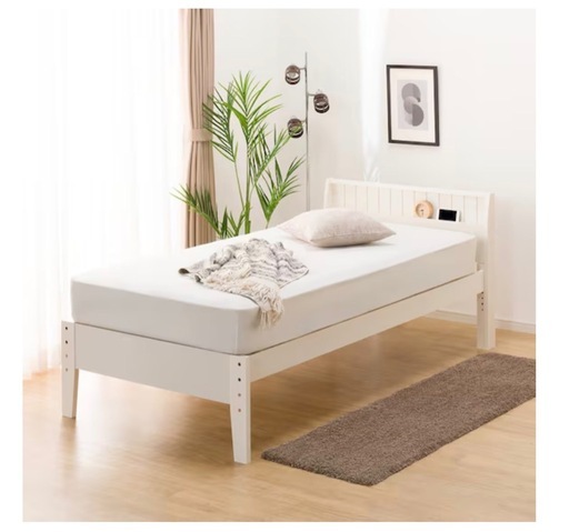 ニトリ ベットフレーム セミダブル (あゆみ) 豊平公園のベッド《ダブル