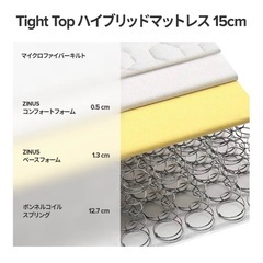  ダブル マットレスの画像