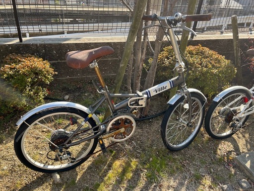 自転車1台 (ホワイティ) 神戸の折りたたみ自転車の中古あげます・譲り