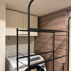 新品未使用　ランドリーラックの画像