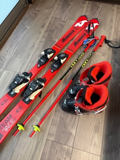 お値段ご相談ください！Nordica TEAM RACE 130cm スキービンディング