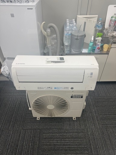 動作保証❗️室内機クリーニング済み?三菱　エアコン2.2k6畳②