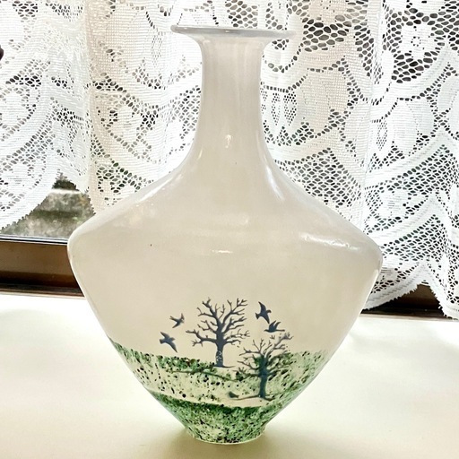 コスタボダ刻印有一輪挿し花瓶 (みけ お纏め優先) 高槻のインテリア