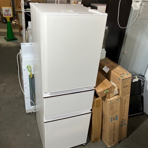 W2601-239 三菱　ノンフロン冷凍冷蔵庫　MR-CX27D-W 2018年製　通電確認済み　キズ汚れ有り