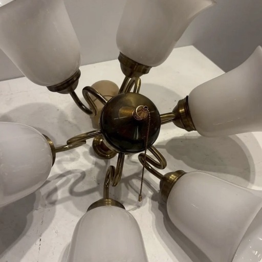 6灯ペンダントライトTOSHIBA BFC-6901ZED (有田) 伏見の照明器具の中古