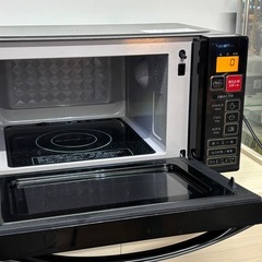 ニトリ フラット電子レンジ 2024年製 EM-520X 黒 フラット庫内