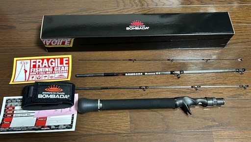 ボンバダ　ブルーシャ51 保証書有 釣具 釣竿 ブラックバス トラウト 
ロッド