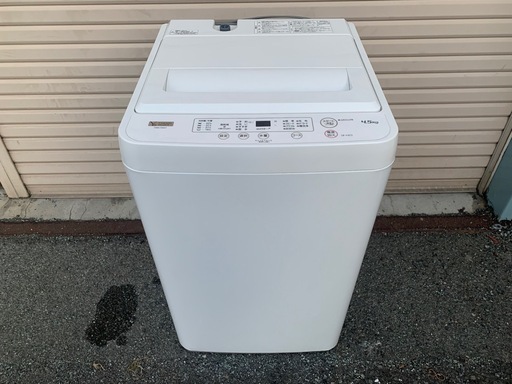 値下げ！美品！6ヶ月使用のみ！【引取限定】ヤマダセレクト洗濯機YWM-T45H1 ヤマダセレクト 洗濯機YWM-T45H1 2021年製 (買取マクサス熊本八代) 新