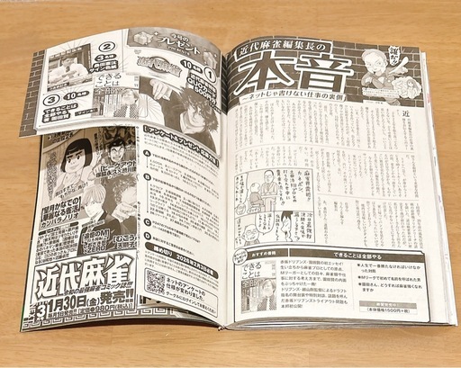 近代麻雀 2月号 付録冊子 DVD付き アンケート無し (まる) 白鷺の雑誌の