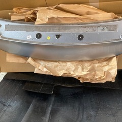 コペン　L880K 純正リアスポイラー　S28シルバーM 取付要領書　型紙付きの画像