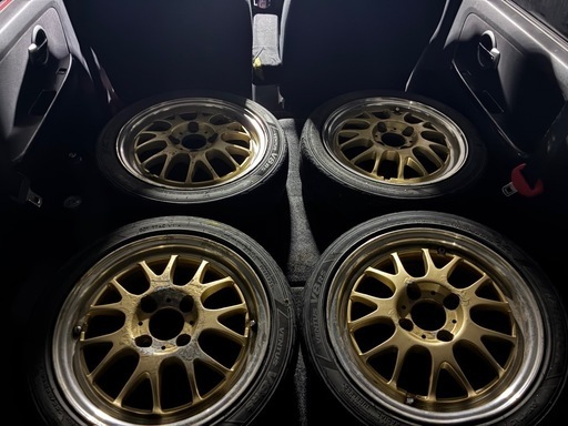 レーシングスパルコ　4本　ns-03 PCD100 4穴　5j +45
