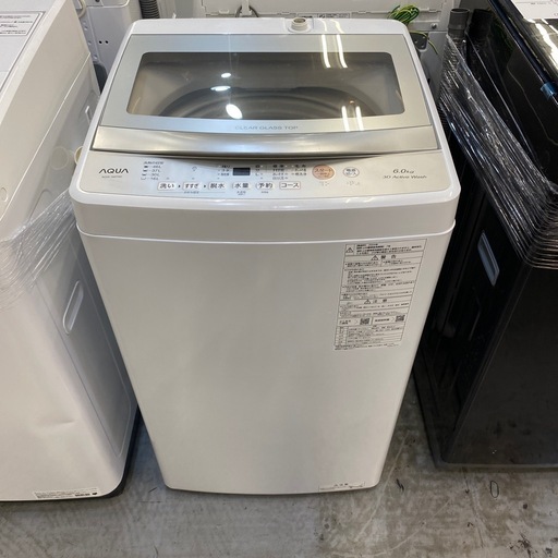AQUA 全自動洗濯機　AQW-S6P 6.0kg 2024年製