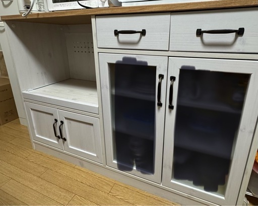 佐藤産業 LUFFY レンジボード レンジ台LU80-120L 木製食器棚 Amazon