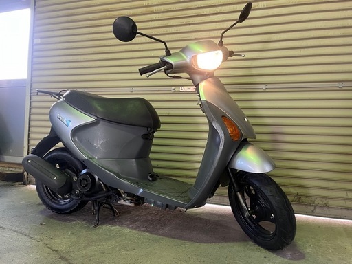 【売約済】実働 BT新品 バリ溝 スズキ CA45A レッツ4　4スト原付 インジェクション スクーター シルバー