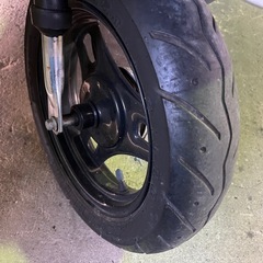 【New】実働 BT新品 バリ溝 スズキ CA45A レッツ4　4スト原付 インジェクション スクーター シルバーの画像