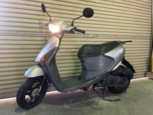 【売約済】実働 BT新品 バリ溝 スズキ CA45A レッツ4　4スト原付 インジェクション スクーター シルバー