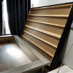 ベッドフレーム  ダブル? コンセント付きの画像