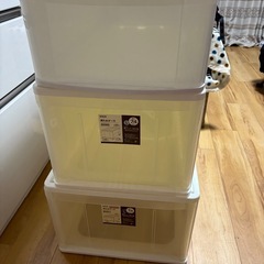 大型収納ケース3個の画像