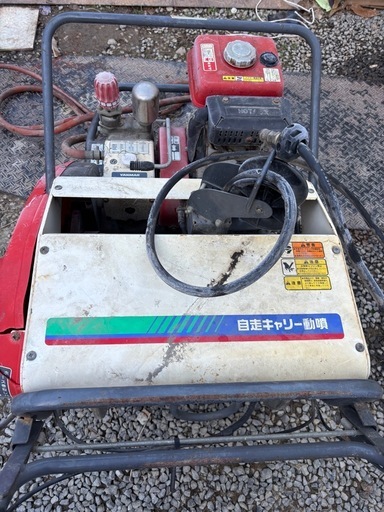 YANMAR ヤンマー セラミック動噴 自走キャリー動噴　ヤンマーCP30E ACPG300ガソリンエンジン GA120エンジン動噴 動力噴霧器 散布　実働品