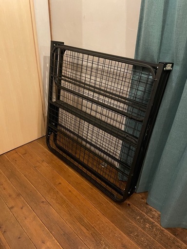 お話中】折りたたみパイプベッドシングルアイリスオーヤマ (min) 崇福