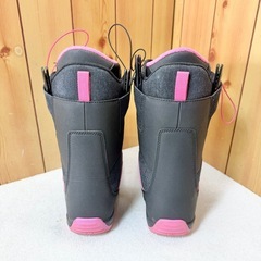 スノーボード ブーツ レディース 23.5cm ブラック/ピンクの画像