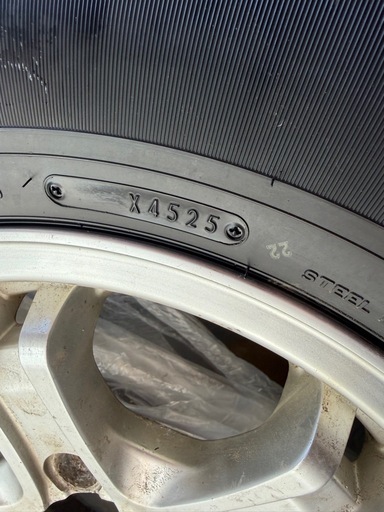 ハイエース 新車外し タイヤホイール4本セット195/80R15