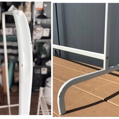 ハンガーラック 洋服掛け ホワイト の画像