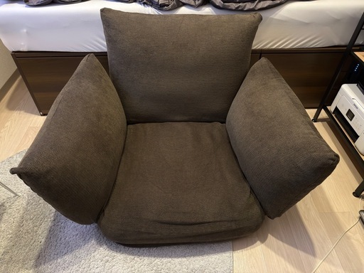 無印良品   フロアソファー1シーター ブラウン