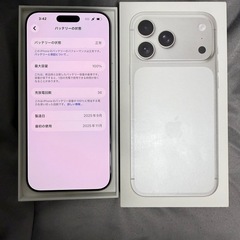 iPhone 17 Pro Max 256GB シルバー