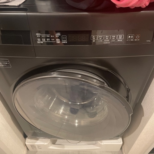 ニトリ　ドラム式洗濯乾燥機　ND100KL1（ブラック）