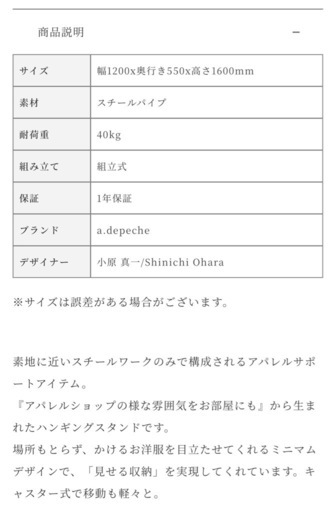 アイアン　ハンギングラック